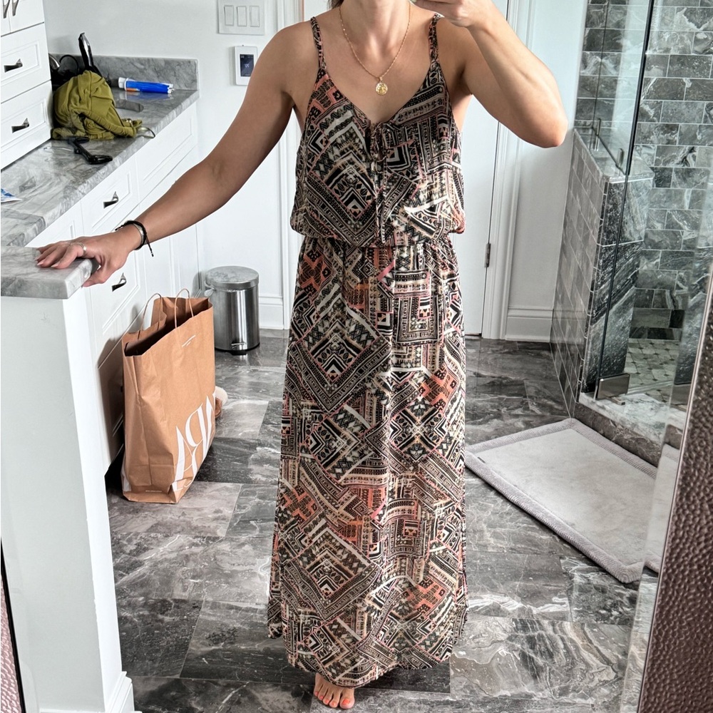 Pink rose dress